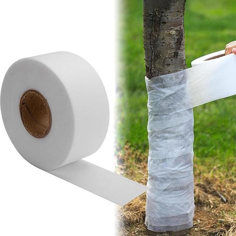 (8 cm x 100 m) Baumstammschutzhülle, isolierende Frostschutzhülle Baumstamm- und Pflanzenschutz für Obstbäume und Gartensträucher im Freien (1/5)