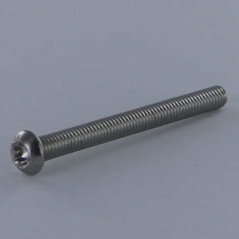 Vis métaux Tête Bombée T55 M12X16 Filetage total Inox A2-1 pièce (1/4)