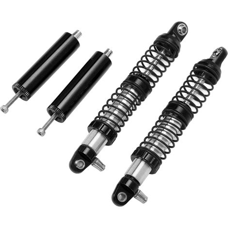 Paar Stoßdämpfer (vorne und hinten), Upgrade-Teile für RC-Cars, passend für AXIAL SCX10 1/10 ferngesteuertes Auto, Schwarz (1/5)