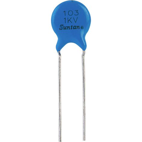 Suntan TS16003A103ZSAFB0R Condensateur céramique 10.000 pF 1000 V 0.8 % (L x l) 3.5 mm x 9.5 mm 1 pc