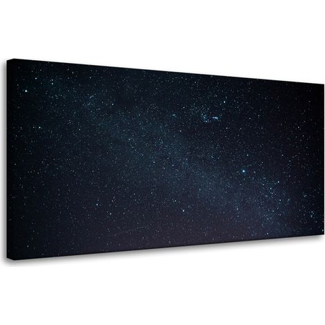 Leinwanddruck „Weltraumsterne am Nachthimmel“, 80 x 40 cm