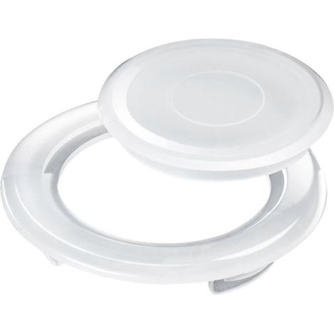 Inch Patio Table Umbrella Hole Ring and Cap Set, Standard Size Umbrella Thicker(white) (1/5)