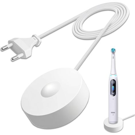 Chargeur pour brosses à dents électriques, compatible avec la gamme Oral-B iO Series 7/8/9, station de recharge magnétique, IPX7, étanche, remplace le modèle 3768, chargeur sans fil pour la salle de b (1/5)