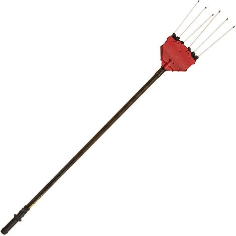 Abbacchiatore elettrico Oliviero Flex Basic per raccolta olive con asta telescopica cm 220  340 cavo 12 mt e bacchette in AX01 (1/4)