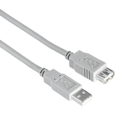Hama USB 2.0 Verlängerungskabel 3m, 10 Stück, 480 Mbit/s