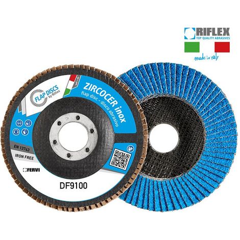 DISQUE ABRRASIF A LAMELLE 115 MM ZIRCONIUM CERAMIQUE GRAIN 40 DF9100.312