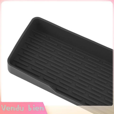 étagère supérieure de cuisinière magnétique Étagère supérieure de cuisinière en Silicone, 2 electromenager four Noire (1/4)