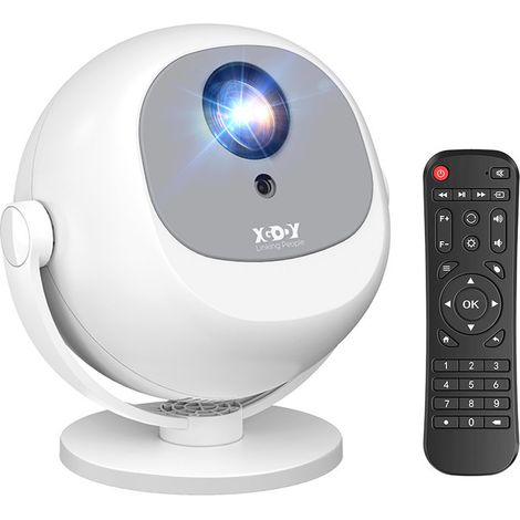 Vidéoprojecteur Android 11 Smart 4K 300 Lumen Mise au point motorisée et correction automatique WiFi 6 Bluetooth 5.4 Pour Cinéma Maison (1/5)