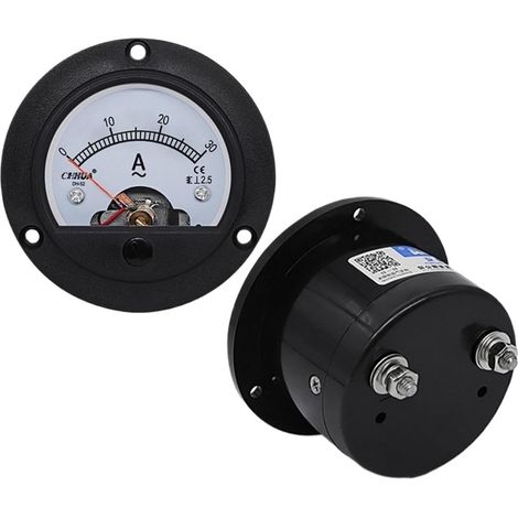 1 ampèremètre analogique DH-52 à aiguille pour courant alternatif A
