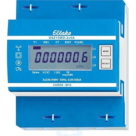 Eltako DSZ15WD contatore trifase 3x5A precisione B