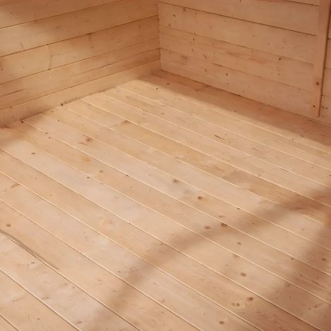 Pavimento in legno per casetta Zoe C Molly C, base con travi impregnate e tavole abete per esterno - Esterni da Vivere (1/4)