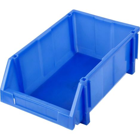 Werkstatt-Werkstatt-Stapelbehälter-Licol bleu avec 4 supports pour pièces (fa92f970e930a2a13884a5236 (1/2)