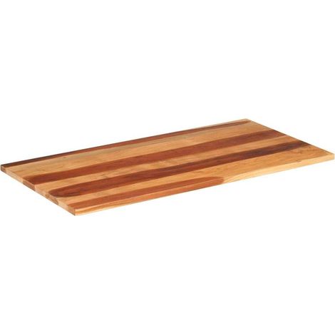 Maison Exclusive - Piano del Tavolo 120x60x(2,5-2,7) cm Legno Massello di Acacia (1/5)