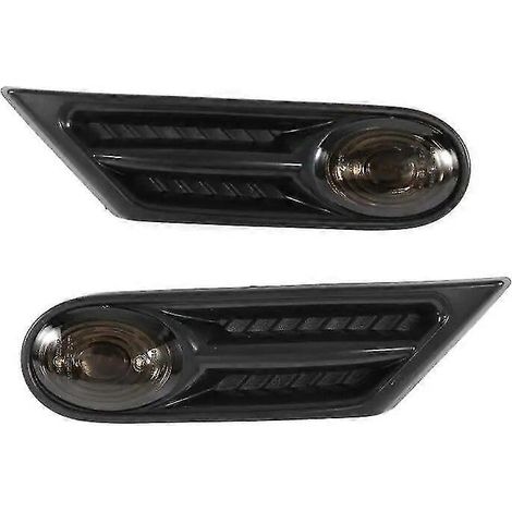 Für BMW Mini Cooper R56 R57 R58 R59 (2007–2013) Seitenblinker LED OEM 63137260202 63137260201 – Schwarz und Rauchgrau (1/5)