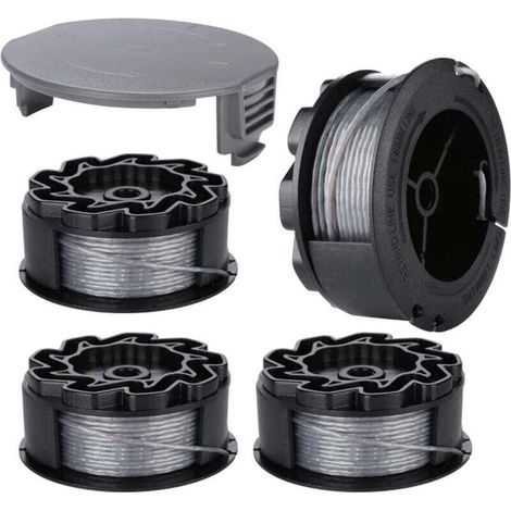 Carrete de hilo para desbrozadora BOSCH UniversalGrassCut 18 18-26 18-260 F016800570 con tapa (4 piezas) (1/4)