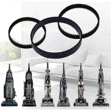 Ensemble de 6 courroies de rechange pour aspirateur Bissell ProHeat 2X Revolution Pet Pro, modèles 1986, 1964, 2007, 2007P2796 (1/5)