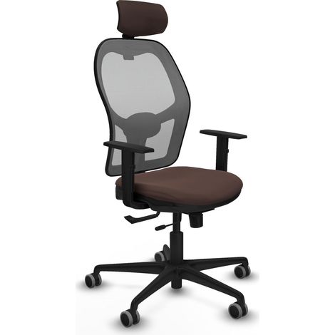Chaise piqueras y crespo Jorquera noir mousse 65 mm roues (1/2)
