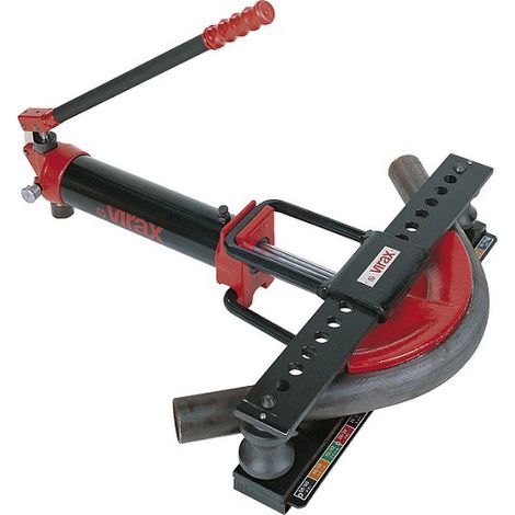 Virax – Cintreuse hydraulique manuelle 240243 – pour chantiers – circuit simple effet avec rappel piston par ressort – livré dans coffre bois (1/5)