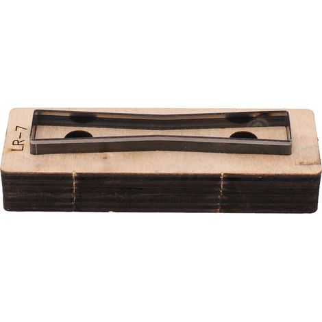 Matrice de découpe pour cuir et métal, poinçonnage et découpe, en acier allié, accessoires d'art et d'artisanat LR 7 (1/5)