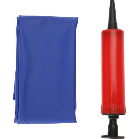 Coussin gonflable professionnel bleu pour chaise, avec dossier pliable et transportable, siège d’air confortable pour bureau ou extérieur (1/5)