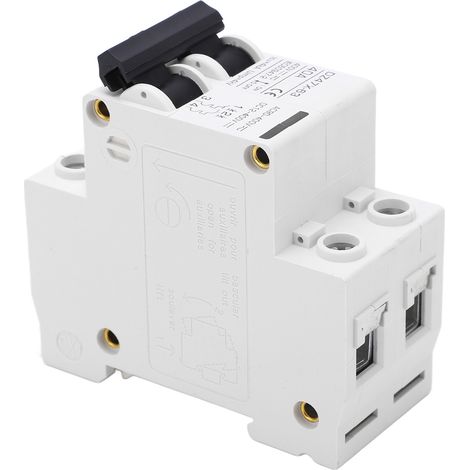 Miniatur-Leistungsschalter 2P 40A DC12-400V AC90-400V, DIN-Schienen-Trennschalter für Photovoltaik-Solaranlagen, Schutzschaltung (1/5)