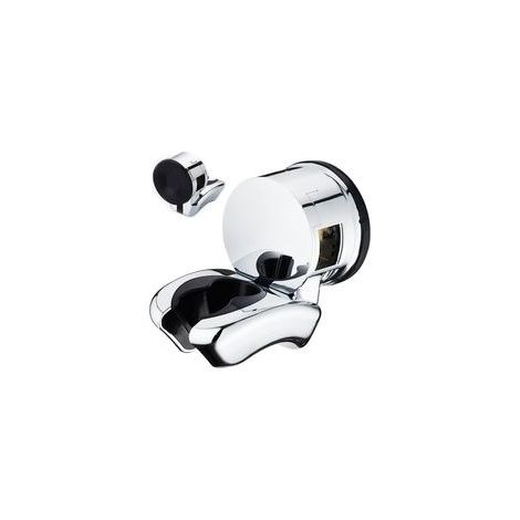 Réglable en Angle Support Douche Ventouse, Fixation Pommeau de Douche Fixer Sans Percer, Accessoire Salle de Bain avec Crochet Ventouse Salle de Bain, Convient pour Salle de Bain
