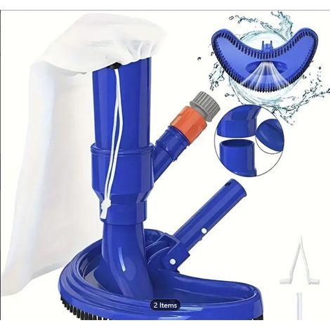 Poolsauger, Poolstaubsauger, Bodensauger, Poolreinigungsset für tiefe Pools, Whirlpools und Spas