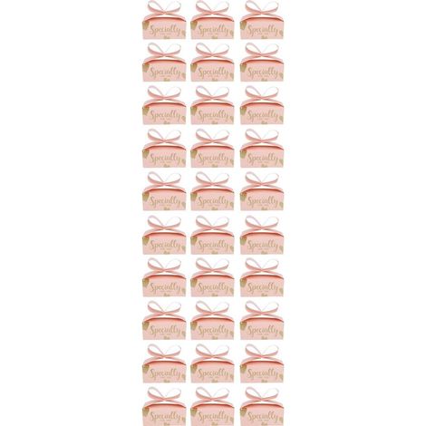 30 Bonbonschachteln in Form von Fliegen, ideal zum Verschenken von Keksen, für Partys, Weihnachten, Geburtstage, Hochzeiten (rosa). (1/5)