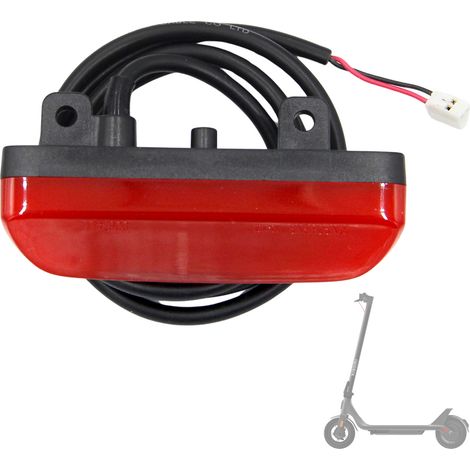Scooter-Zubehör Mi4Lite Rücklicht der 2. Generation, rotes Warnlicht, Bremslicht, hohe Leuchtkraft. (1/4)