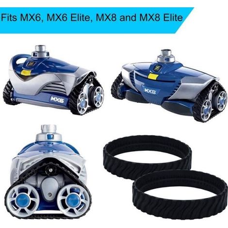 Chenilles adaptables pour Zodiac MX6 MX8 MX9 - Pneus de Robot Nettoyeur Piscine Baracuda R0526100 (1/3)