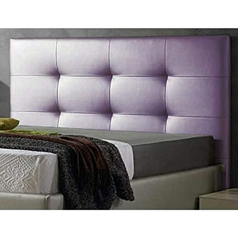 Cabecero cama polipiel moderno 12070cm TEXAS morado