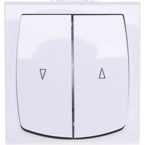 Interruptor hermético para persianas Madera IP44 blanco ŁNH-7N/00