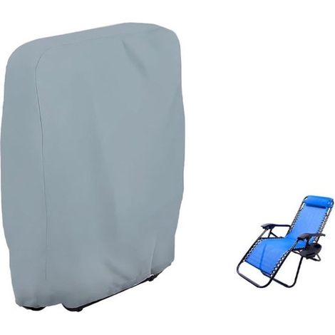 Housse de protection résistante aux intempéries pour chaises longues, housse de chaise imperméable, housse de chaise de jardin, housse de chaise pliante, housse de mobilier de jardin, housse de protec (1/5)