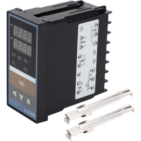 Thermomètre numérique BERM haute précision REX-C400FK02-V avec affichage digital (1/5)