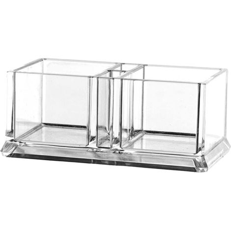 Boîte de rangement rectangulaire en acrylique pour sachets de sucre, sachets de thé et épices. (1/3)