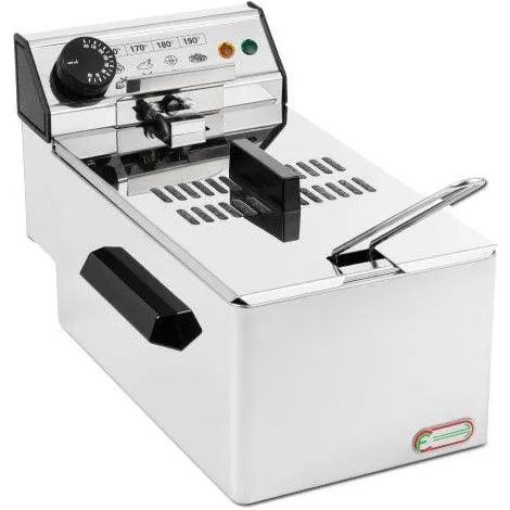 CF Elektrofritteuse F620 Inox 2L 1600W mit festem rechteckigem Korb