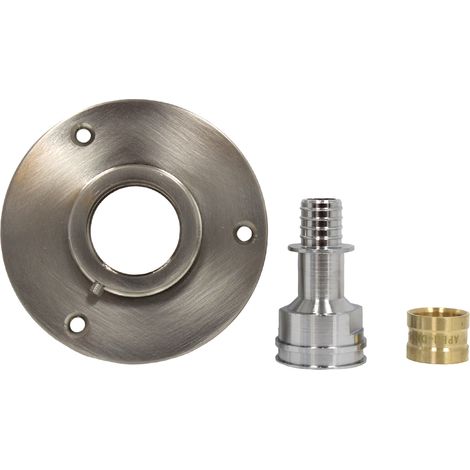 Anquier – Raccord de robinetterie chromé PER à glissement Femelle Ø16-1/2" – Fixation aisée – Conforme norme RT 2012 (1/5)
