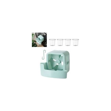 Refroidisseur Ventilateur De Sol Avec Glacon, Porte Glace Suspendu Pour Ventilateur, Ventilateurs De Refroidissement Brume D'adaptateur, Rafraîchisseur D'air Sans Perçage