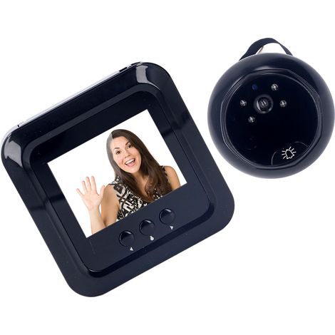 Digitale optische Türspionkamera (0,3 MP), 2,4-Zoll-Türkamera, 120°-Weitwinkel, HD-Viewer für Zuhause und Studio (1/5)