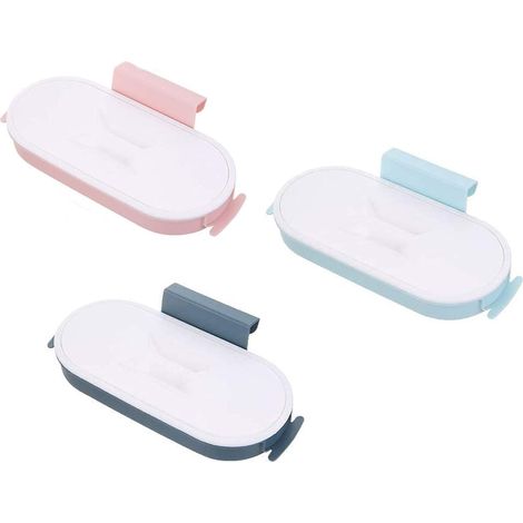 Support Pour Sac À Ordures - Fixation Par Porte Sans Perçage - Capacité 26 X 12 Cm - Avec Couvercle - 1 Pièce (1/5)