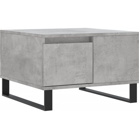 Maison Exclusive - Couchtisch Betongrau 55x55x36,5 cm Holzwerksto
