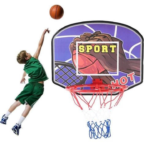 Trade Shop - TRAGBARES BASKETBALL-BACKBOARD, HÖHENVERSTELLBAR, KINDERSPIELZEUG - (1/5)