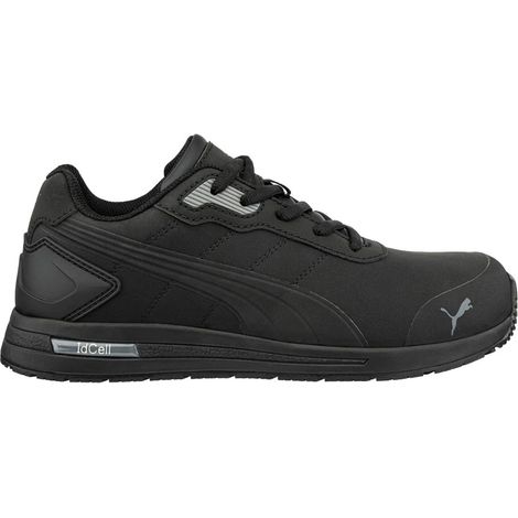 Puma Bounce BLK Low S3S ESD FO HRO Vegane Sicherheitsschuhe - 43 EU - Schwarze