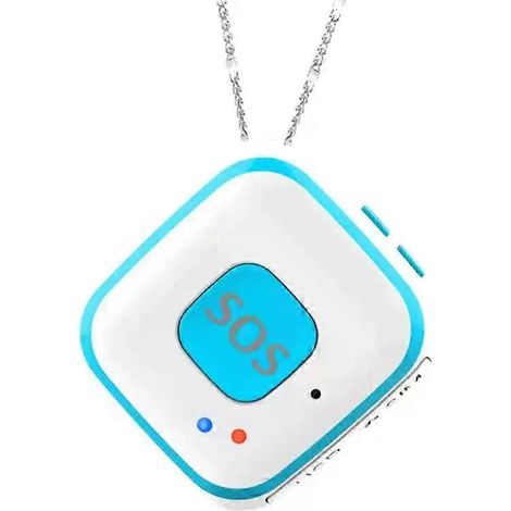 GPS-Tracker für Kinder und Senioren, Mini-GPS-Anhänger mit Gegensprechfunktion, Sturzalarm, kostenlose App, WLAN-Lageortung (1/4)