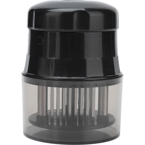 Attendrisseur de viande en acier inoxydable, lames ultra-fines à aiguilles, outil de cuisine avec couvercle de protection, pour restaurant et maison. (1/5)