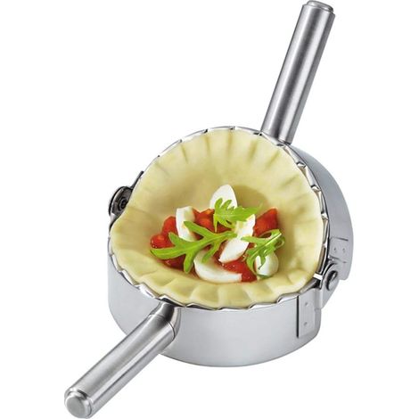Moule à raviolis en acier inoxydable Best Utensiles, machine à pierogis, coupe-pâte, accessoires de cuisine (L : 4,5 pouces)