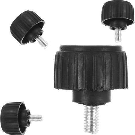 Pieds de Remplacement pour Échelle Électronique, 4pcs en Caoutchouc et Fer, Production Précise et Stabilité, Accessoires pour Balances à Plate-forme Noires (1/5)