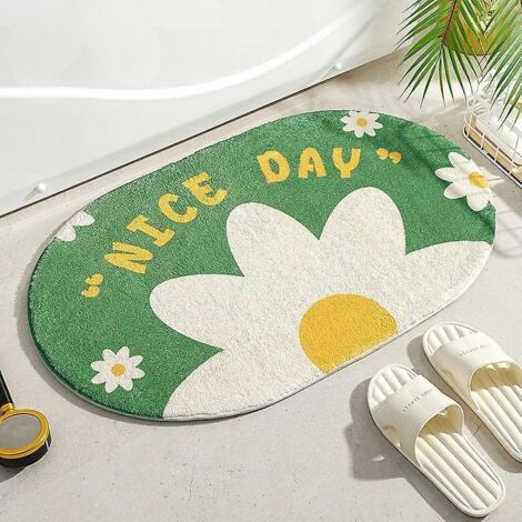 BUNTHAUS Tapis de chambre Tapis de chevet Tapis de jeu antidérapant Tapis de sol Tapis de salon Tapis de salle de bain Tapis de salle de bain