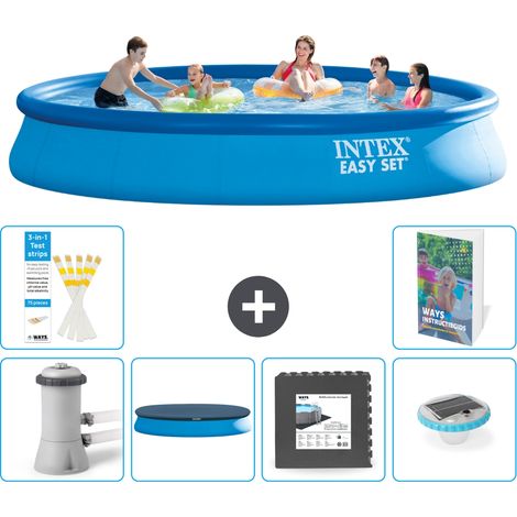 Intex Piscine Easy Set Ronde - 457x84 cm - 7-pièces S312 (1/5)