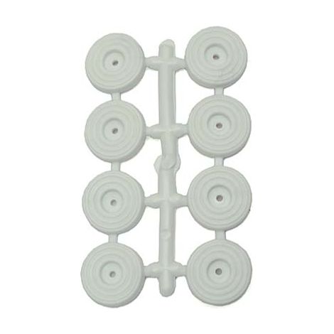GOMMINO SOTTOSEDIA PRONTY - BIANCO D.MM 25 + VITE CF=PZ 8- 12 confezioni